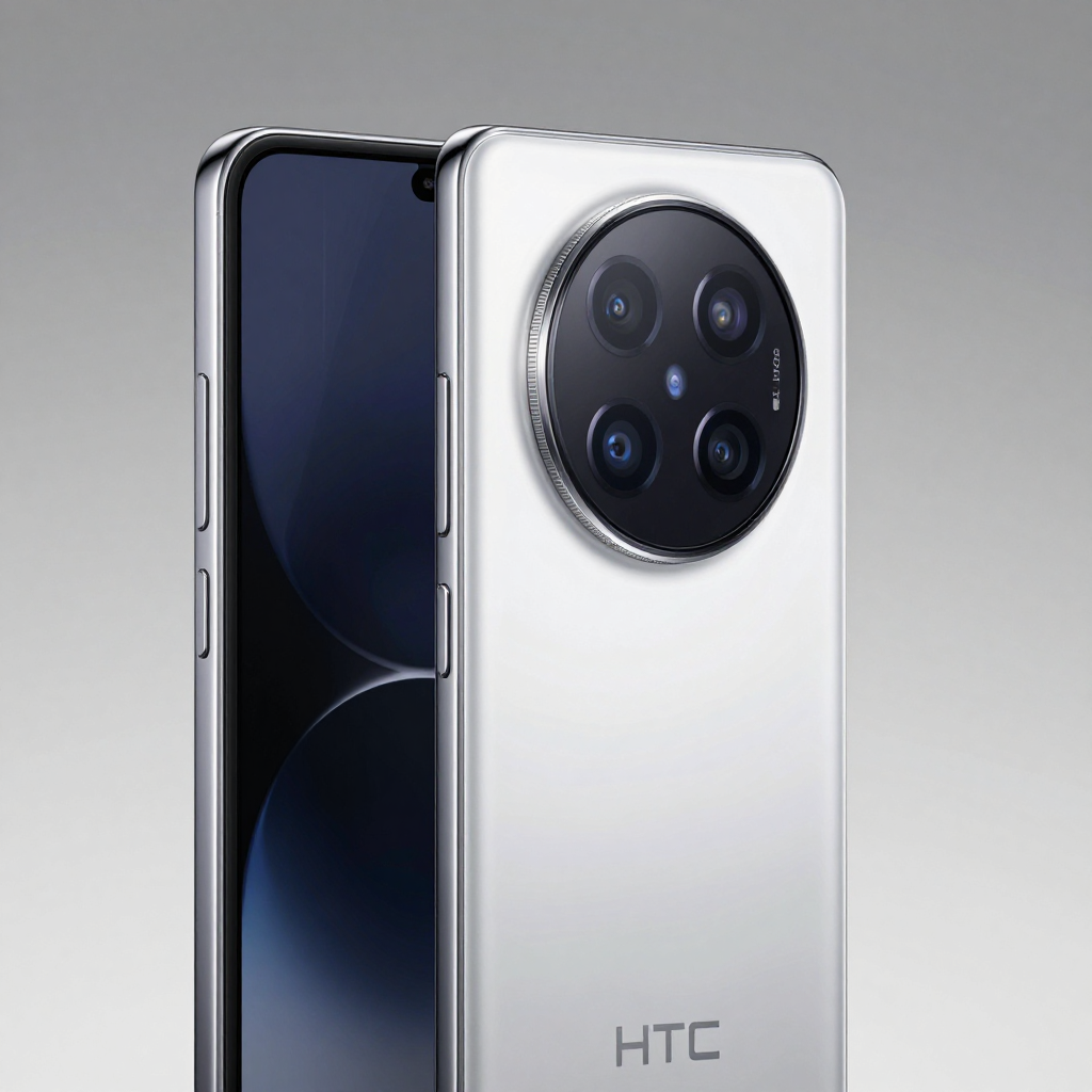 HTC Fold Pro与三星Galaxy Z Fold 6对比展示，突出屏幕展开效果