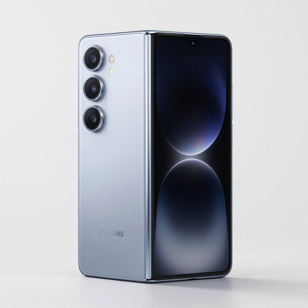 Samsung Galaxy Z Fold 5 open showing multitasking interface