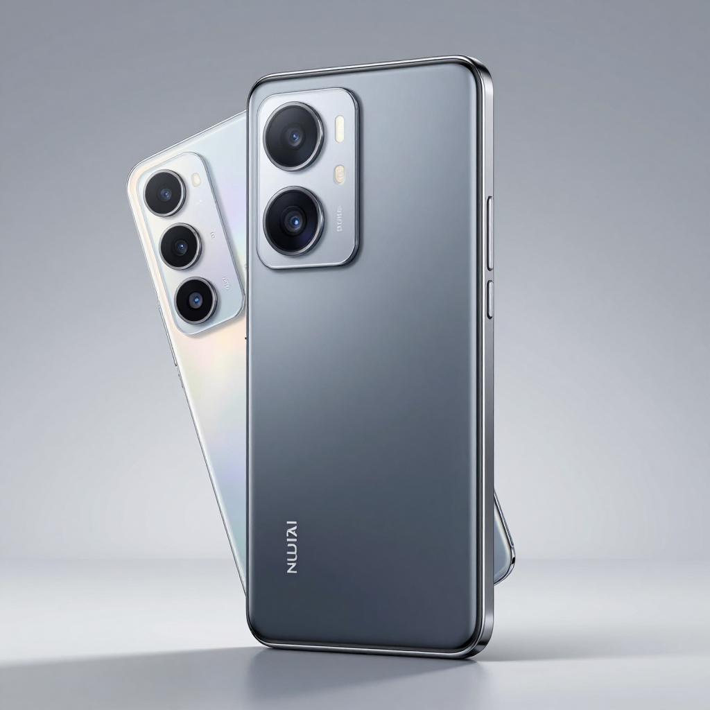 努比亚 Neo 6 SE 手机正面与背面设计特写