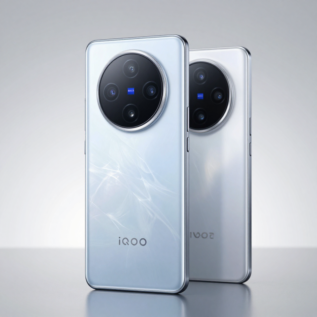 iQOO手机游戏场景展示，强调散热与性能释放
