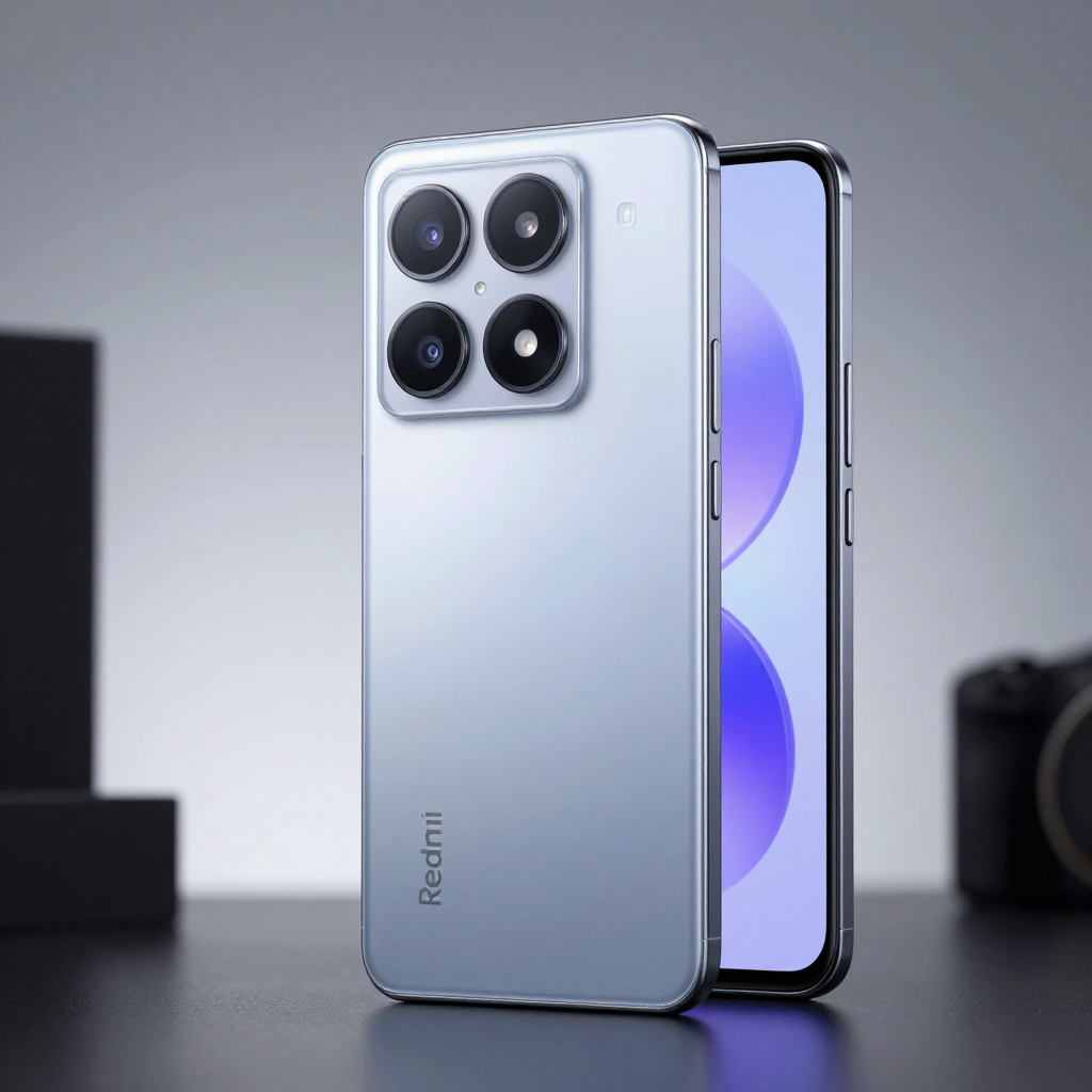 Redmi Note 13 Pro+ 手机特写,展示其精致外观和摄像头模组