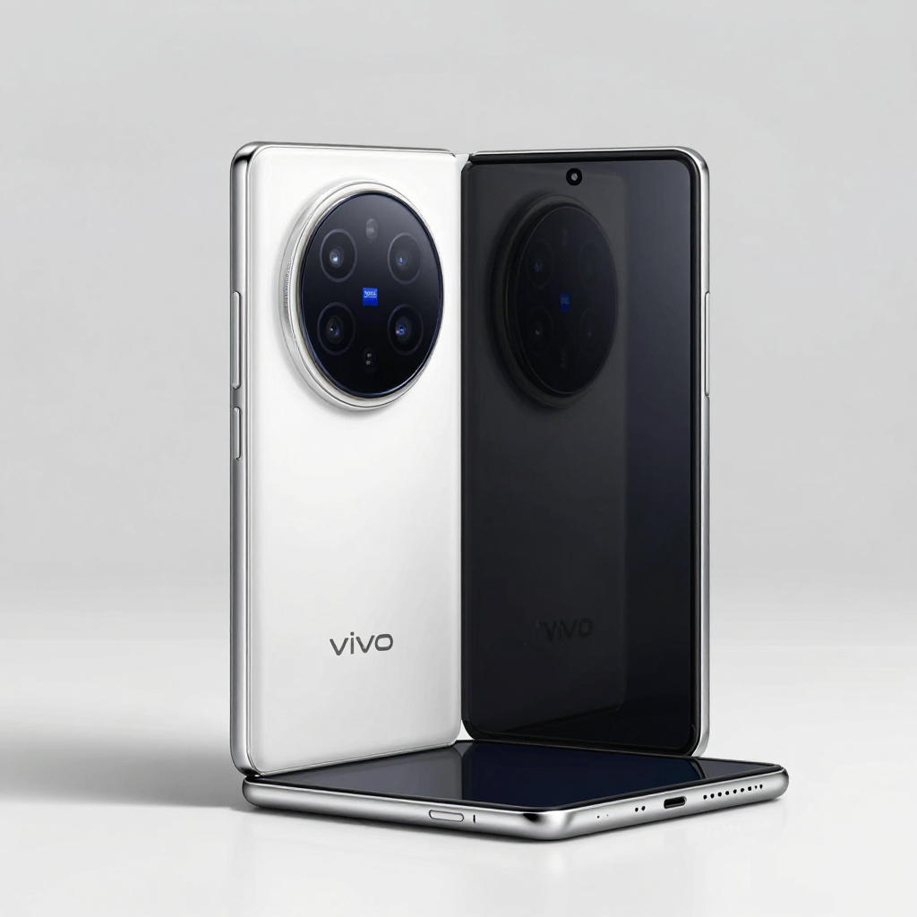 vivo X Fold3 Pro折叠屏展开与闭合状态展示