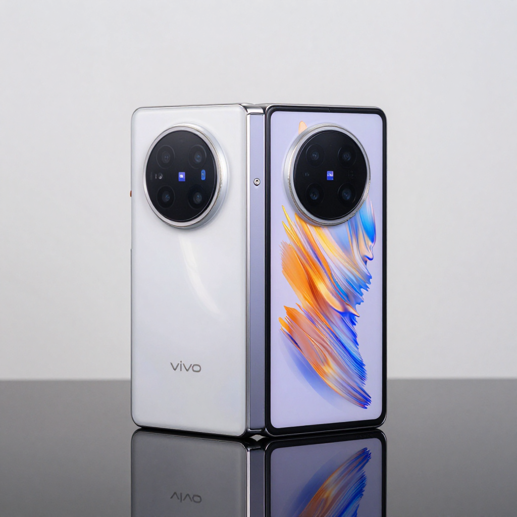 酷派Cool10 Fold折叠屏手机展开与折叠状态展示