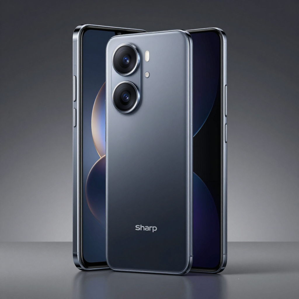 夏普AQUOS R6屏幕显示效果特写，展示色彩鲜艳度