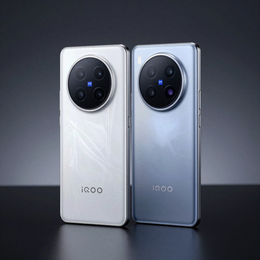 iQOO Z9 Turbo and Z9x smartphones side by side