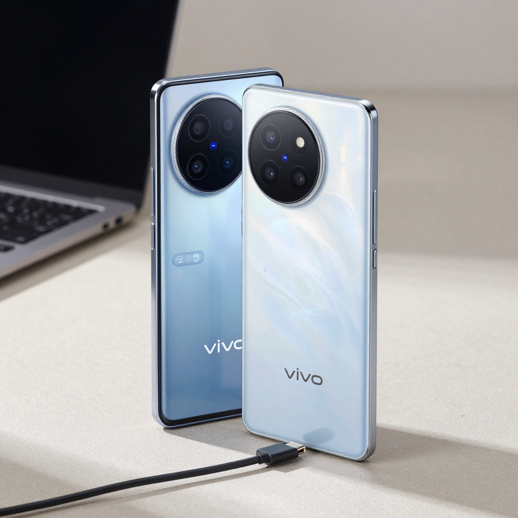 vivo S系列手机人像模式样张展示，背景虚化效果明显