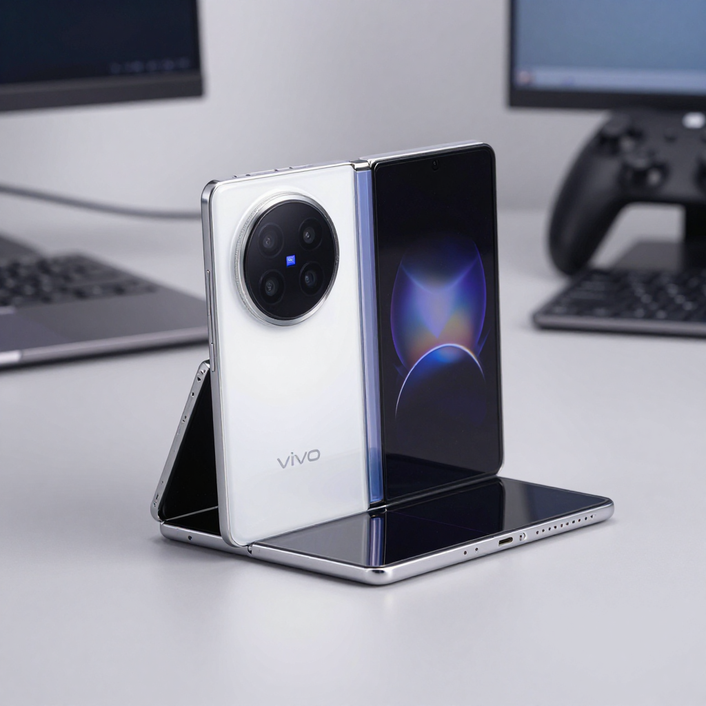 华为Mate X5与三星Galaxy Z Fold5商务场景展示