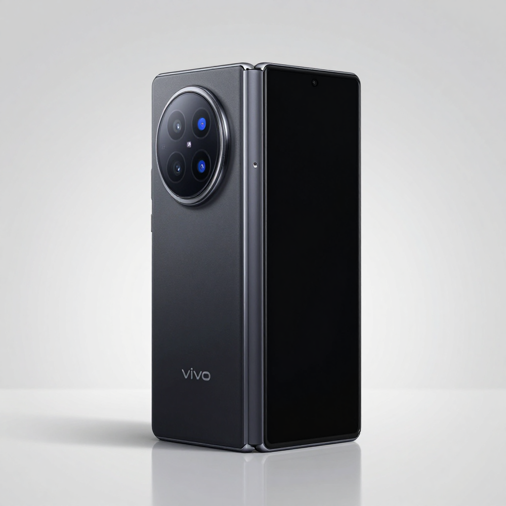 vivo折叠屏铰链结构特写展示精密工艺