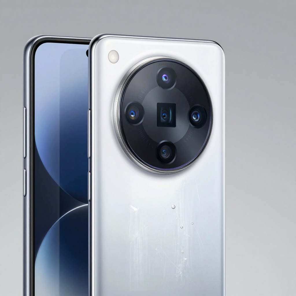 多款中端手机并列摆放，OPPO Reno系列居中，周围环绕竞品，展示外观对比