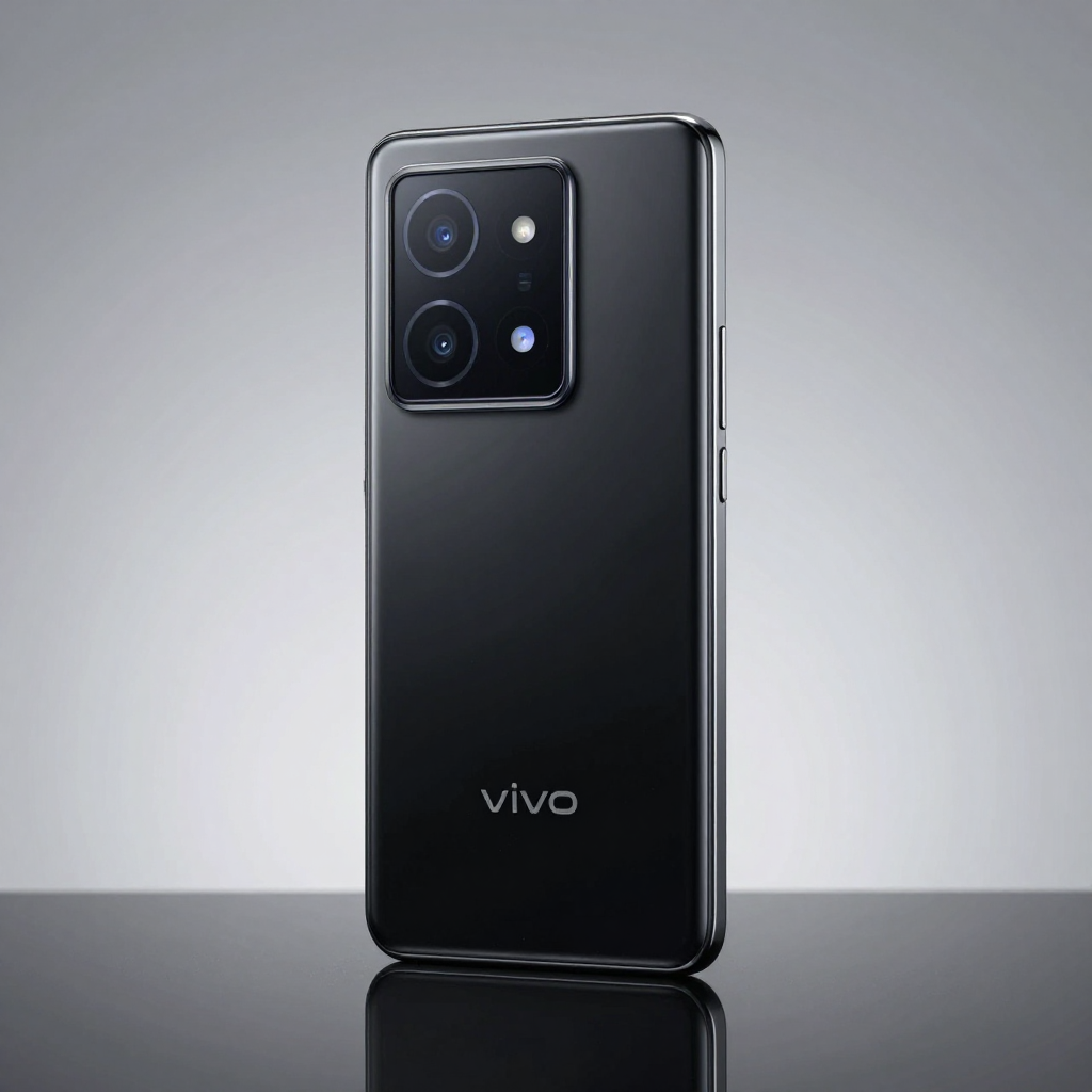 vivo X系列手机影像系统特写，展示蔡司标志