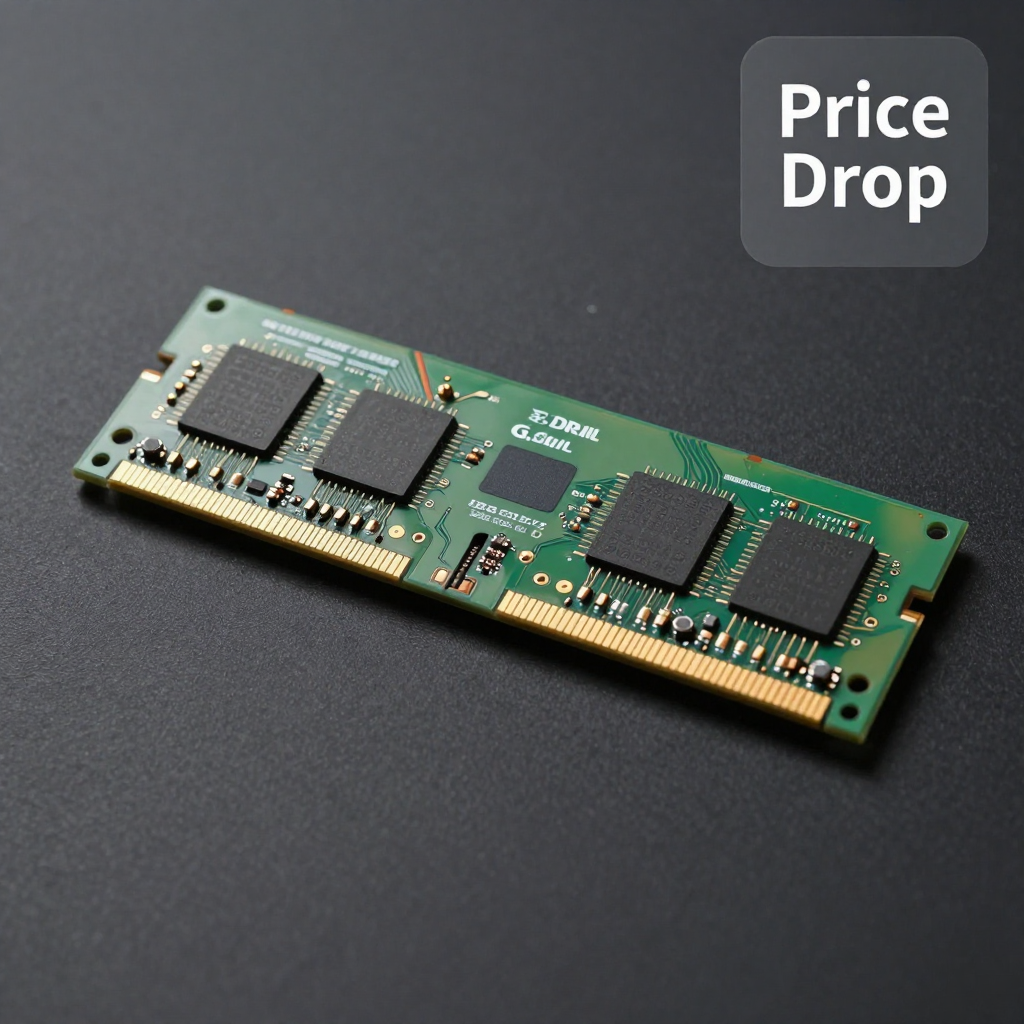 内存价格大跳水!DDR5 16GB 高频条跌破历史新低,装机党速冲